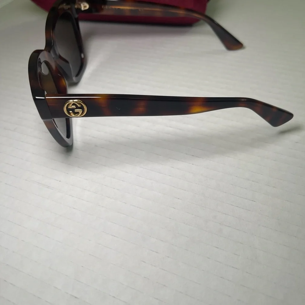 GUCCI SUNGLASSES GG 0029SA 002 HAVANA/BROWN - Picture 8 of 13
